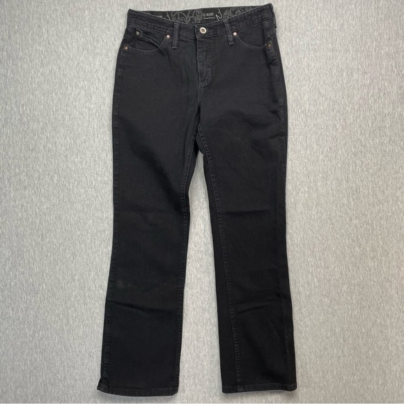 WRANGLER Q-Baby No Gap Waistband Bootcut Black Riding Jeans - Picture 2 of 12
